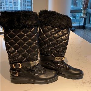 NWT Michael Kors quilted leather boots
